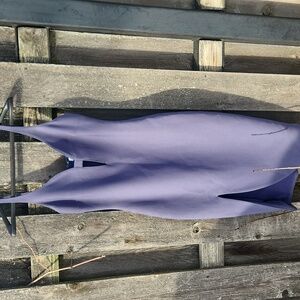 Elizabeth and James Grayish Blue  Tank W/ High Slit Dress Sz 4